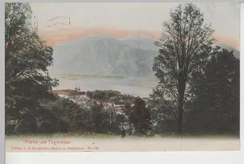 (81769) AK Partie am Tegernsee, 1906