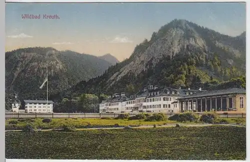 (8135) AK Wildbad Kreuth, Ortsansicht 1912