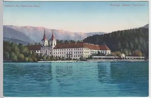 (8134) AK Tegernsee, Schloss, vor 1945