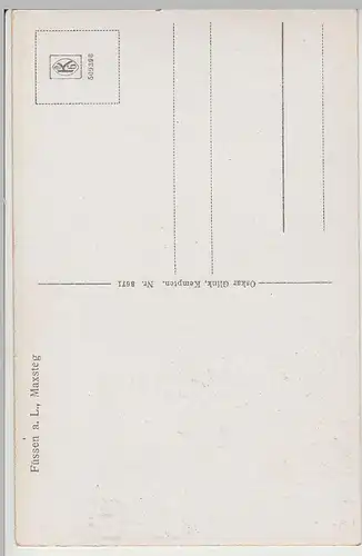(81028) AK Füssen, Lechfall, Maxsteg, vor 1945