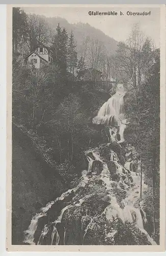 (79483) AK Gfallermühle bei Oberaudorf, Der große Wasserfall, 1928