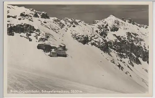 (79307) Foto AK Zugspitze, Schneefernerhaus, vor 1945