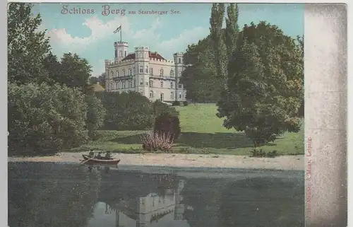 (79006) AK Schloss Berg am Starnberger See, bis 1905