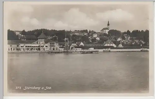 (79004) Foto AK Starnberg am See, Panorama, vor 1945