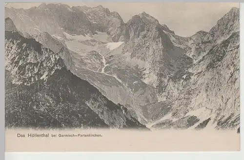 (78941) AK Höllenthal bei Garmisch-Partenkirchen, vor 1918