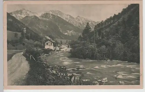 (78323) AK Allgäuer Alpen, Weg nach Hinterstein, 1920
