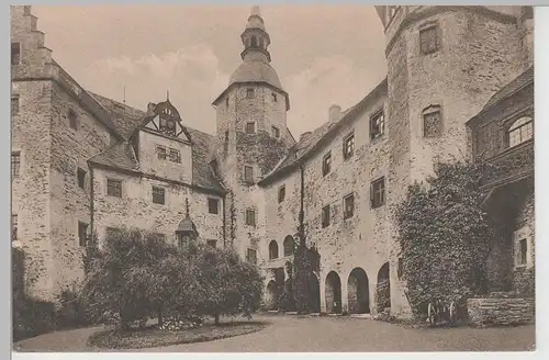 (78316) AK Burg Lauenstein (Frankenwald), innerer Burghof, vor 1920