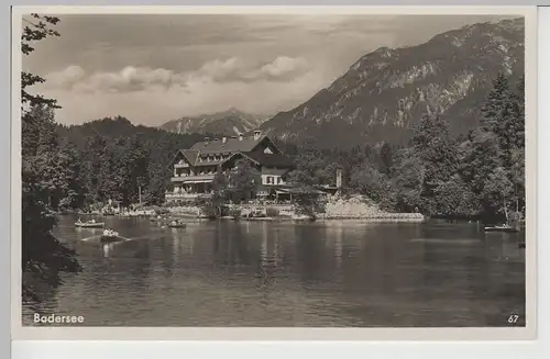 (78070) Foto AK Badersee, 1936