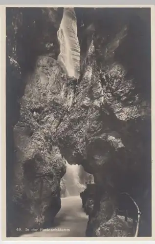 (7748) Foto AK Partnachklamm, ab 1935