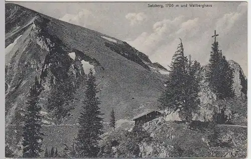 (7735) AK Setzberg, Wallberghaus, vor 1945