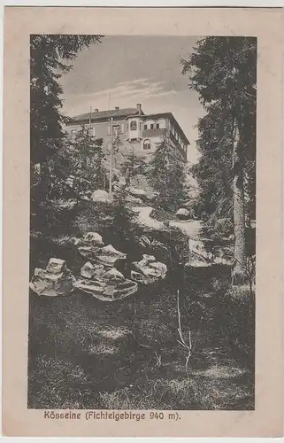 (77210) AK Kösseine, Fichtelgebirge, Kösseinehaus, vor 1945
