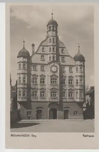 (77181) Foto AK Memmingen, Rathaus 1935