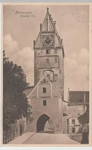 (76956) AK Memmingen, Kempter Tor, 1909