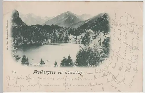 (76048) AK Freibergsee, Oberstdorf 1898