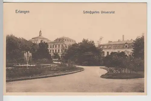 (76038) AK Erlangen, Universität, Kollegienhaus am Schlossgarten 1914