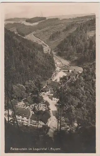 (75699) Foto AK Falkenstein im Loquitztal, Bayern 1933