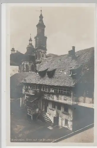 (75644) Foto AK Bad Windsheim, Stadtkirche St. Kilian, vor 1945