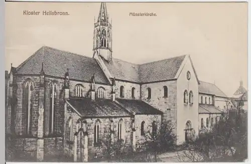 (7535) AK Heilsbronn, Kloster, Münster, vor 1945