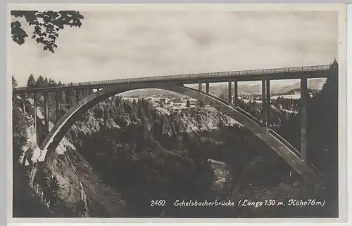 (74897) Foto AK Echelsbacher Brücke, vor 1945