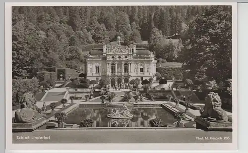 (74501) AK Foto Schloss Linderhof