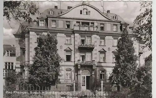 (74062) Foto AK Bad Kissingen, Rudolf Wissel-Sanatorium, nach 1945