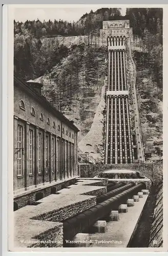(72885) Foto AK Walchenseekraftwerk, Wasserschloss, Turbinenhaus