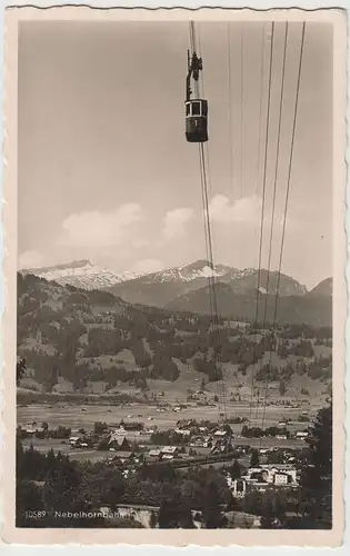 (72883) Foto AK Nebelhornbahn, Oberstdorf 1939