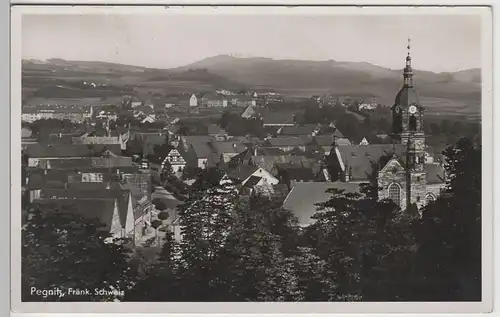 (71711) Foto AK Pegnitz, Gesamtansicht, 1940