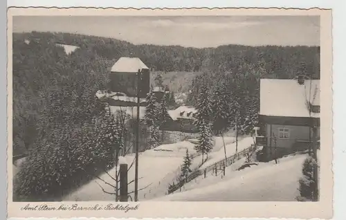 (71646) AK Amt Stein bei Berneck im Fichtelgebirge, Wintermotiv