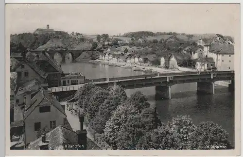 (71087) AK Vilshofen, Vilspartie, 1941