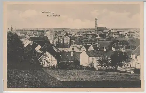 (71059) AK Vilsbiburg, Totalansicht, Feldpost 1917