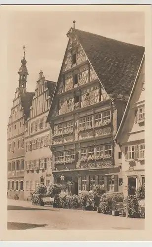 (70066) Foto AK Dinkelsbühl, Deutsches Haus, 1928