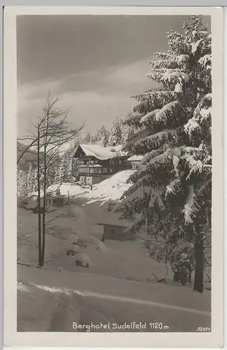 (70011) Foto AK Berghotel Sudelfeld im Winter