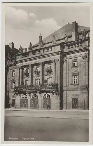 (69937) Foto AK Bayreuth, Markgräfliches Opernhaus 1936
