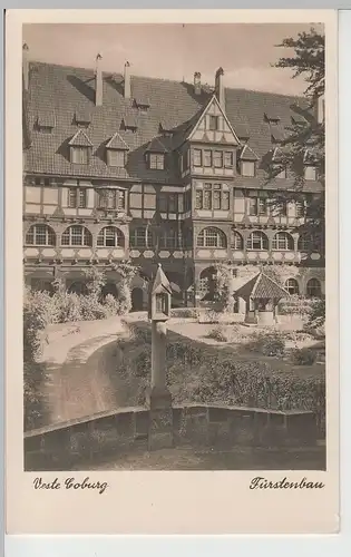 (69906) Foto AK Veste Coburg, Fürstenbau, vor 1945