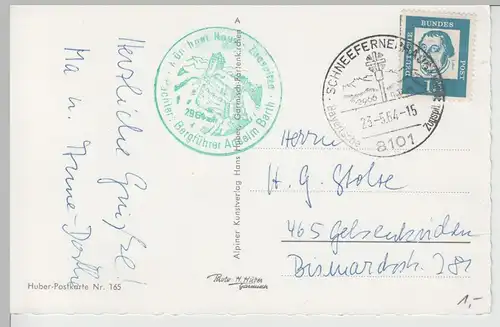 (68288) Foto AK Zugspitzgipfel, 1964