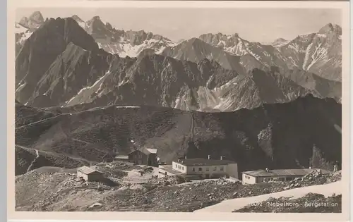 (68242) Foto AK Nebelhorn, Bergstation der Nebelhornbahn