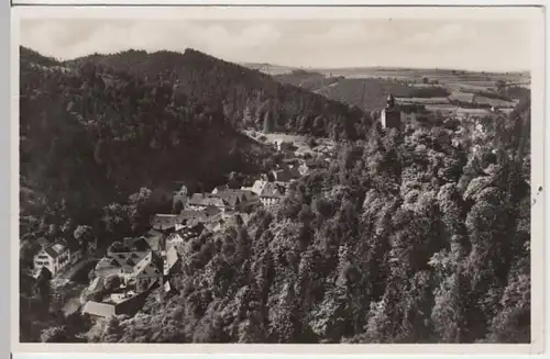 (6799) Foto AK Bad Berneck im Fichtelgebirge, Panorama 1936