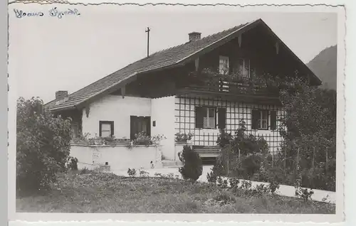 (67982) Foto AK Oberaudorf, Haus Bredl 1949