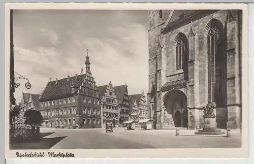 (67924) Foto AK Dinkelsbühl, Marktplatz, vor 1945