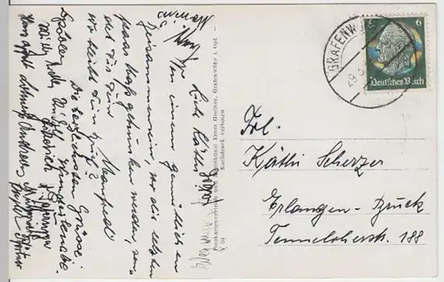 (6692) AK Grafenwöhr, Stadtweiher, Stadttor 1939