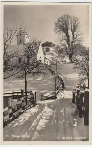 (6644) Foto AK St. Margarethen, Brannenburg, Bergkirche, bis 1935