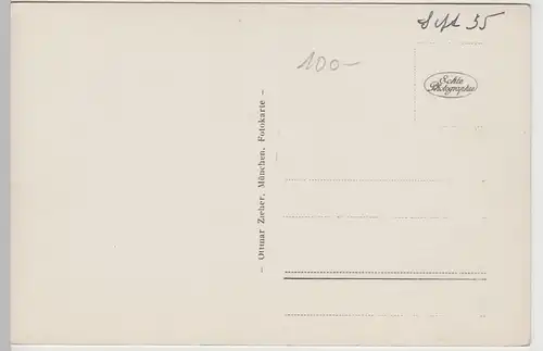 (66149) Foto AK Mittenwald a. Isar, Gesamtansicht gegen Süden 1935