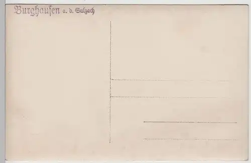 (66121) Foto AK Burghausen, Gesamtansicht vor 1945