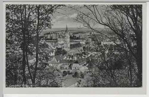 (66117) AK Landshut, Blick auf die Stadt, 1941