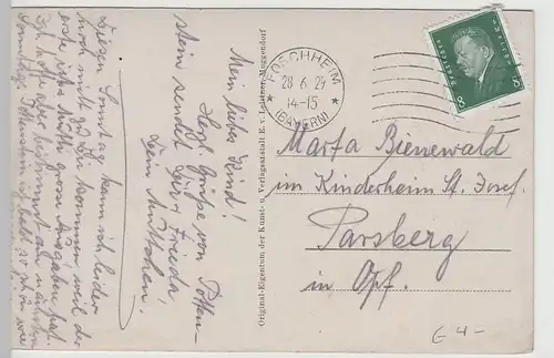(66116) AK Pottenstein, Gesamtansicht 1929