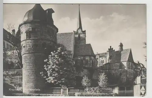 (65913) Foto AK Kronach, Marienplatz um 1930