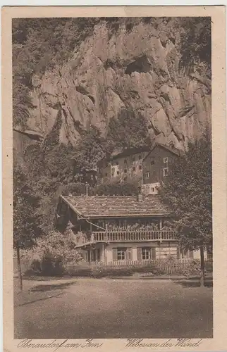 (63929) AK Oberaudorf am Inn, Weber an der Wand, 1924
