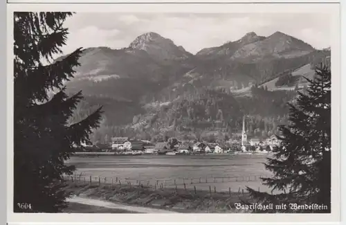 (6389) Foto AK Bayrischzell, Panorama, Wendelstein