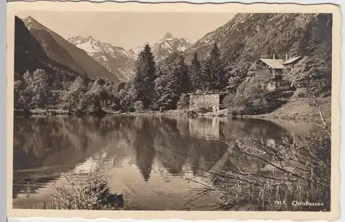 (6312) Foto AK Oberstdorf, Christlessee, vor 1945